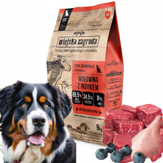 NOVINKA COUNTRY FARM HOVÄDZIE S TURECKOM 9 KG XL
